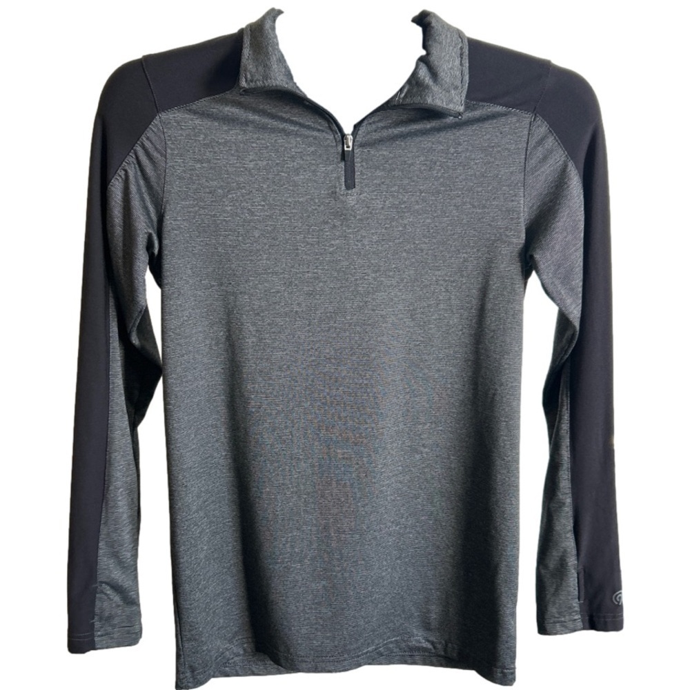 Champion Women's 1/4 Zip Long Sleeve Athletic T-Shirt, Large